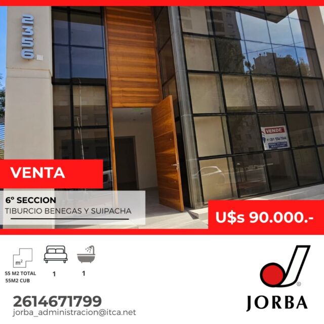 Departamentos en Venta ubicado en calle TIBURCIO BENEGAS 2356 Disponibles diferentes Unidades a Estrenar, Edificio con ascensor, con Cochera, Cuentan con Un dormitorio con placares, baño completo con antebaño, amplio living - comedor con balcón y sin balcón, muy luminosos, Todos Poseen acceso a Terraza con Churrasquera. #venta